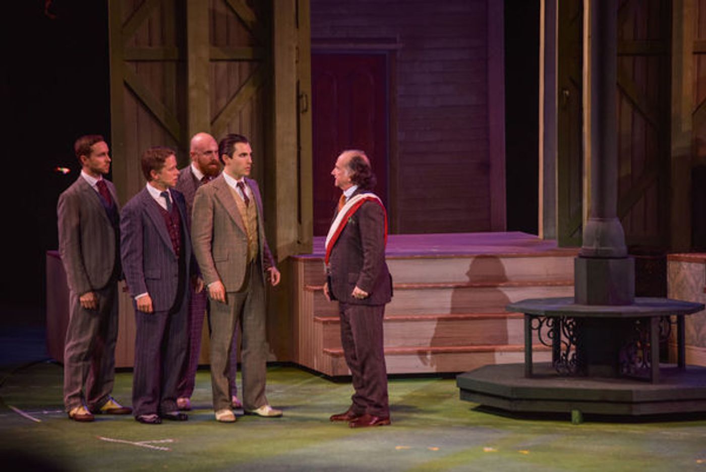 Photo Flash: First Look at Hunter Foster, Elena Shaddow and More in THE MUSIC MAN at The Muny Image