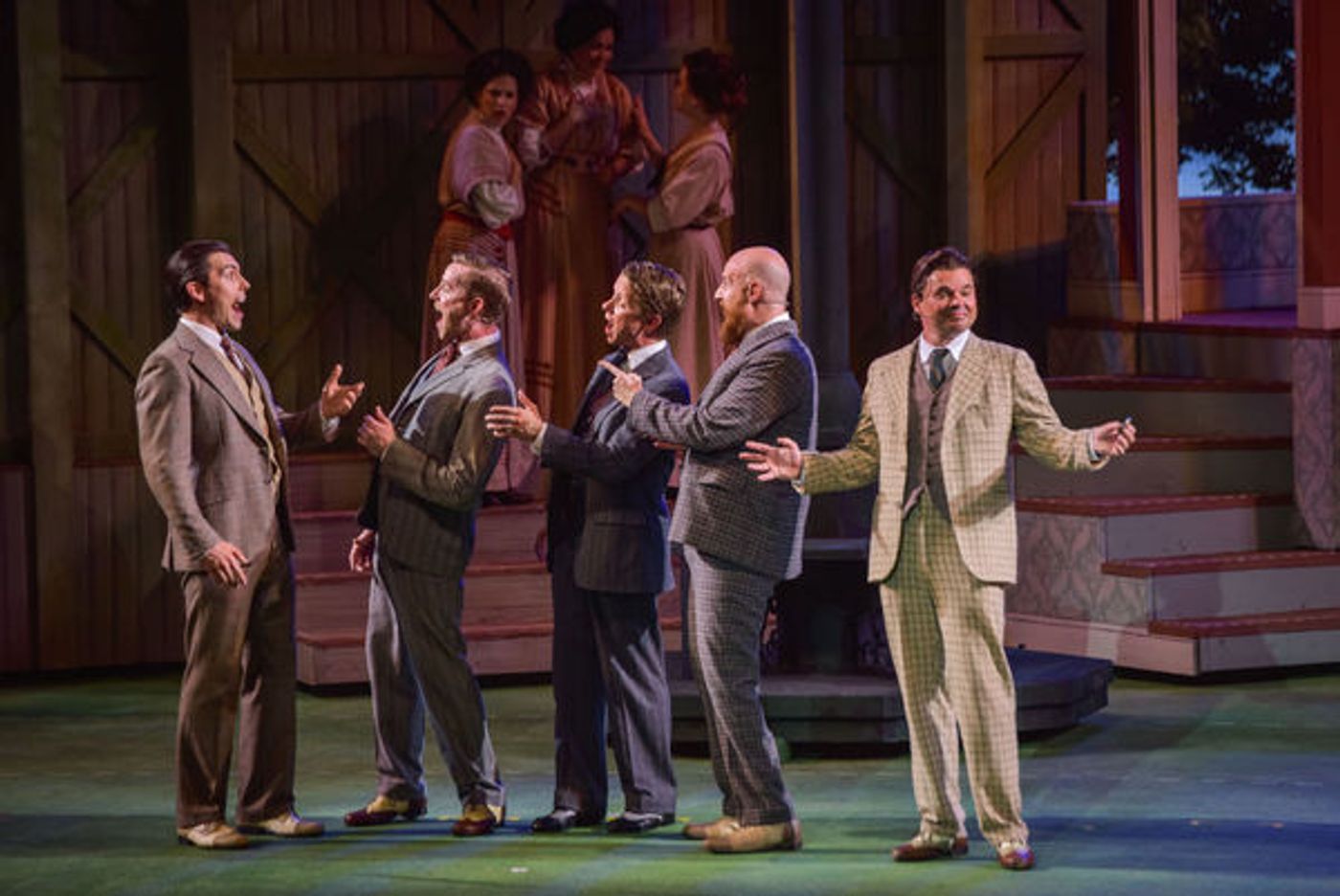 Photo Flash: First Look at Hunter Foster, Elena Shaddow and More in THE MUSIC MAN at The Muny Image