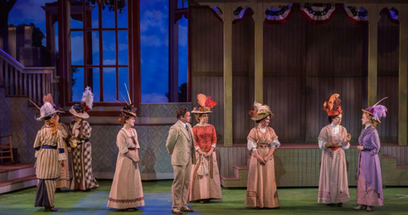 Photo Flash: First Look at Hunter Foster, Elena Shaddow and More in THE MUSIC MAN at The Muny Image