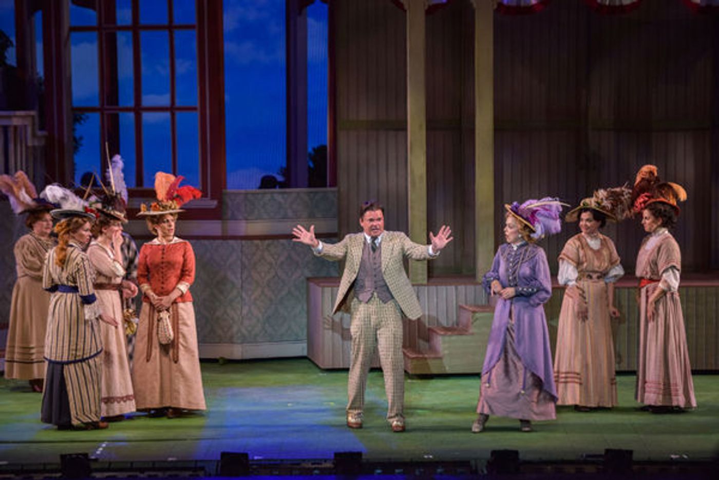 Photo Flash: First Look at Hunter Foster, Elena Shaddow and More in THE MUSIC MAN at The Muny Image