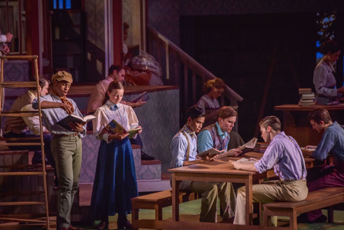 Photo Flash: First Look at Hunter Foster, Elena Shaddow and More in THE MUSIC MAN at The Muny Image