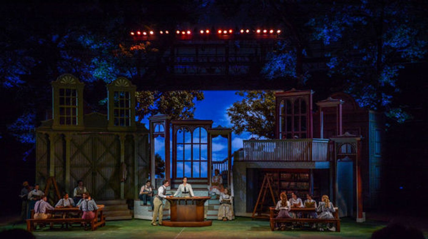 Photo Flash: First Look at Hunter Foster, Elena Shaddow and More in THE MUSIC MAN at The Muny Image