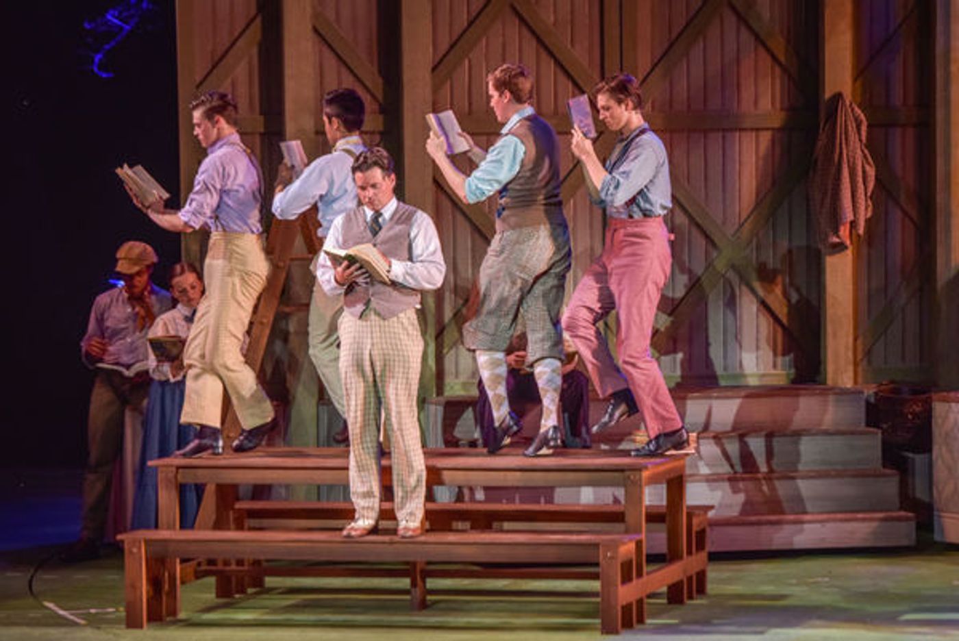 Photo Flash: First Look at Hunter Foster, Elena Shaddow and More in THE MUSIC MAN at The Muny Image