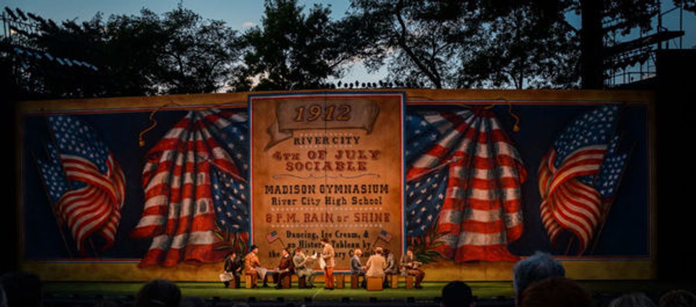 Photo Flash: First Look at Hunter Foster, Elena Shaddow and More in THE MUSIC MAN at The Muny Image