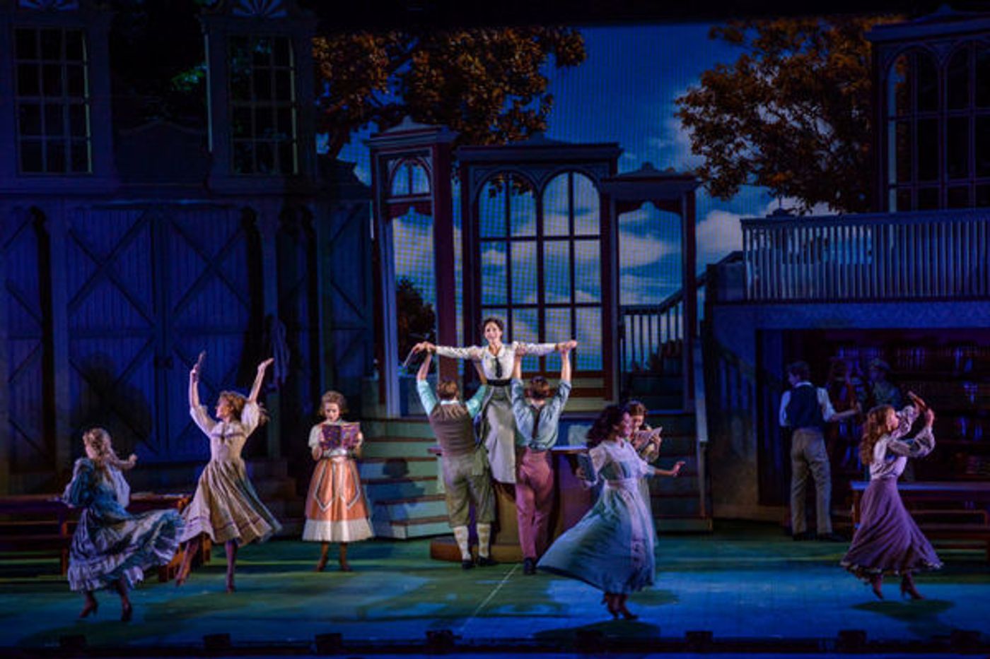 Photo Flash: First Look at Hunter Foster, Elena Shaddow and More in THE MUSIC MAN at The Muny Image