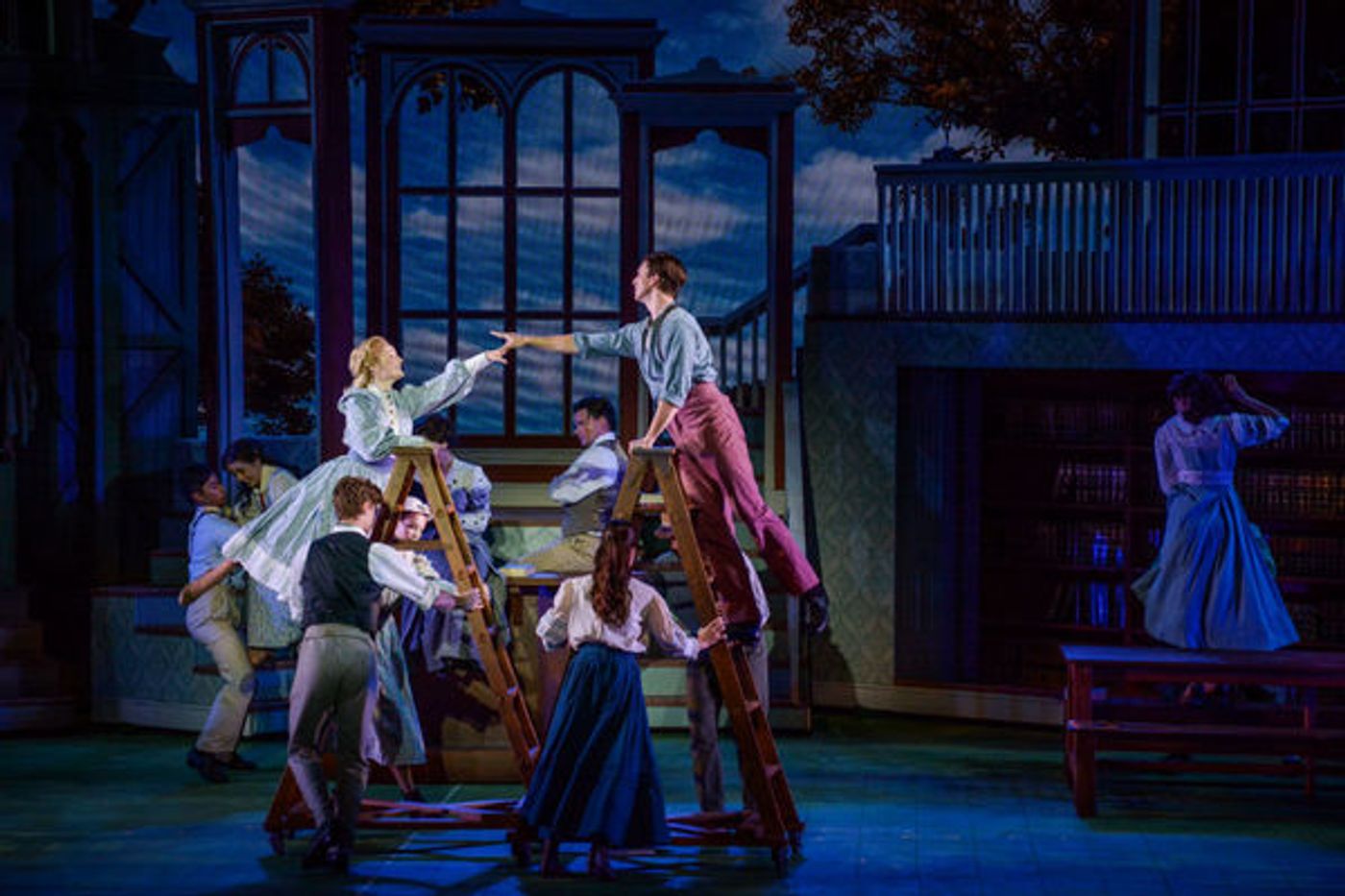 Photo Flash: First Look at Hunter Foster, Elena Shaddow and More in THE MUSIC MAN at The Muny Image