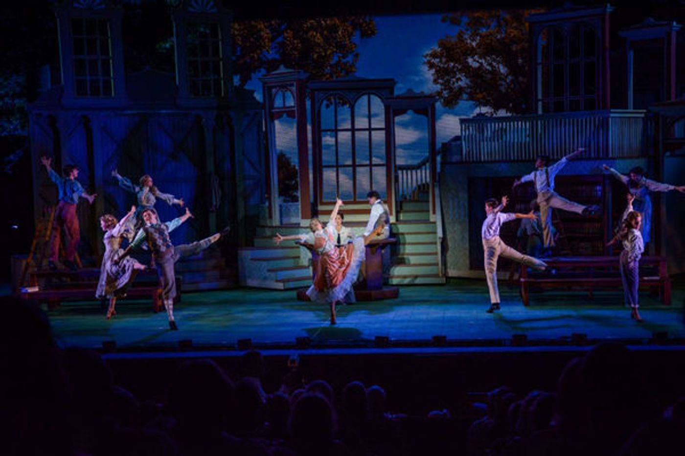 Photo Flash: First Look at Hunter Foster, Elena Shaddow and More in THE MUSIC MAN at The Muny Image
