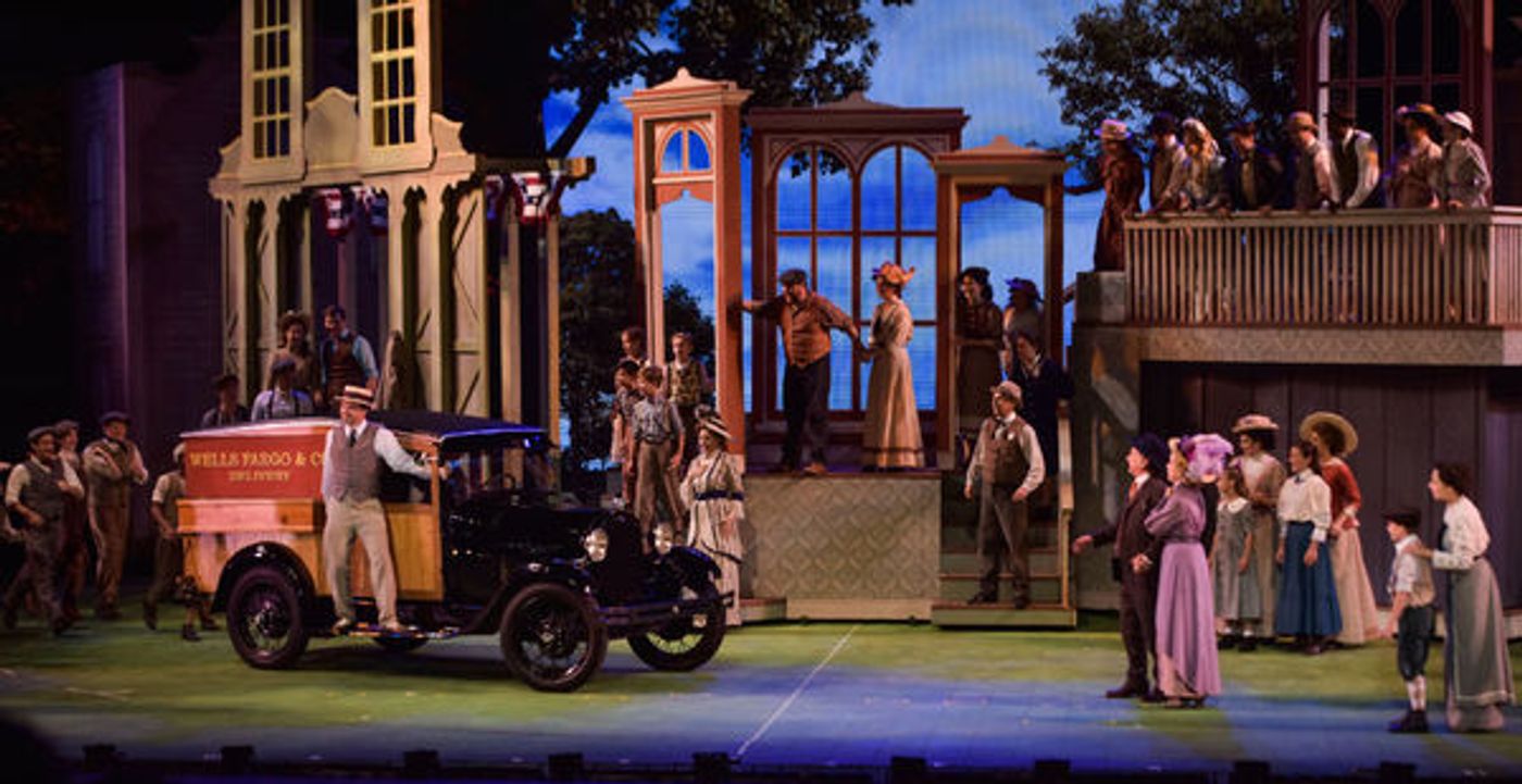 Photo Flash: First Look at Hunter Foster, Elena Shaddow and More in THE MUSIC MAN at The Muny Image
