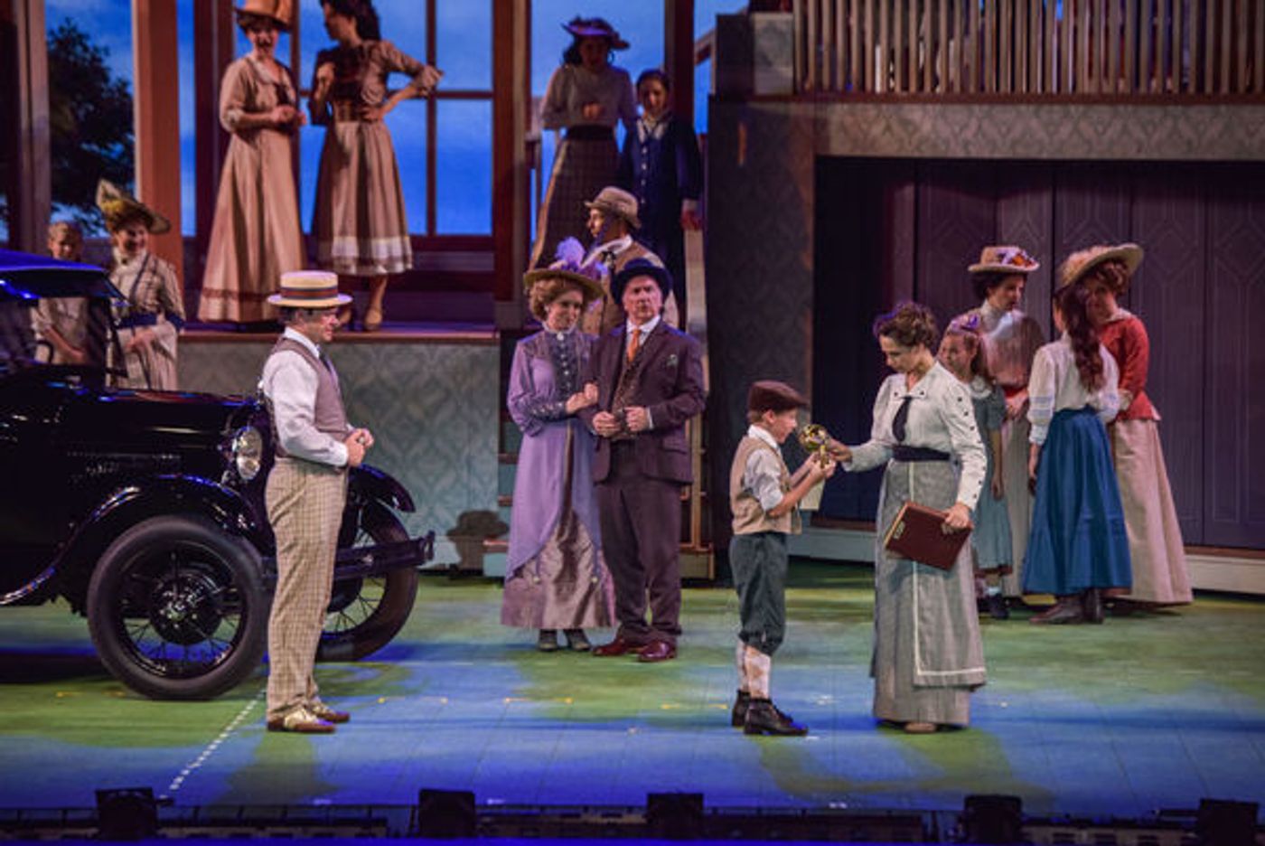 Photo Flash: First Look at Hunter Foster, Elena Shaddow and More in THE MUSIC MAN at The Muny Image