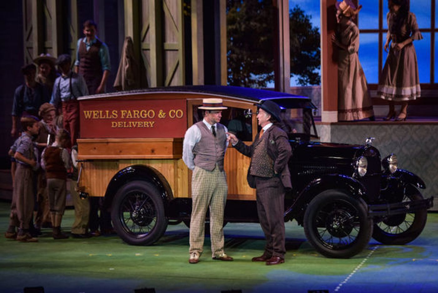 Photo Flash: First Look at Hunter Foster, Elena Shaddow and More in THE MUSIC MAN at The Muny Image