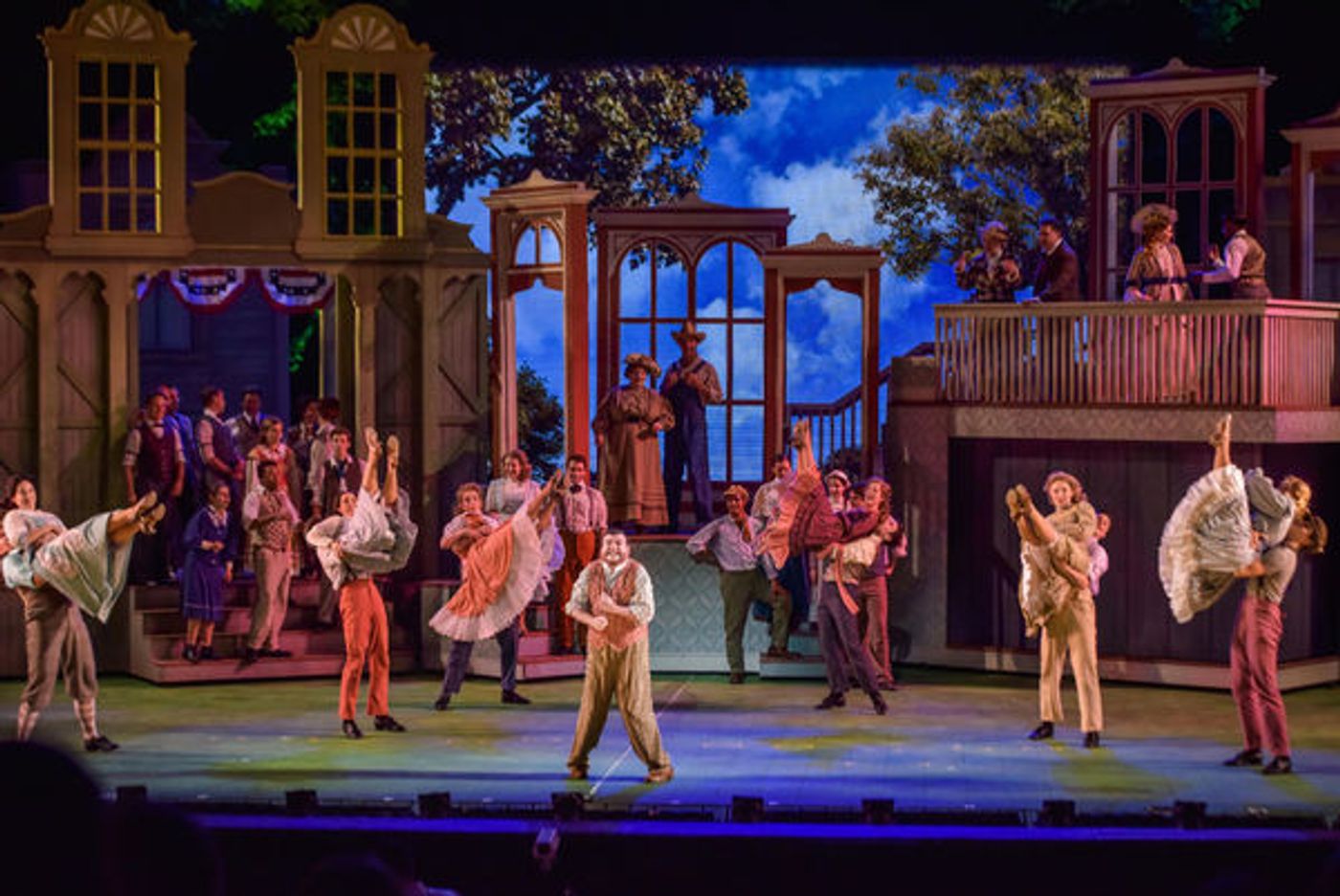 Photo Flash: First Look at Hunter Foster, Elena Shaddow and More in THE MUSIC MAN at The Muny Image