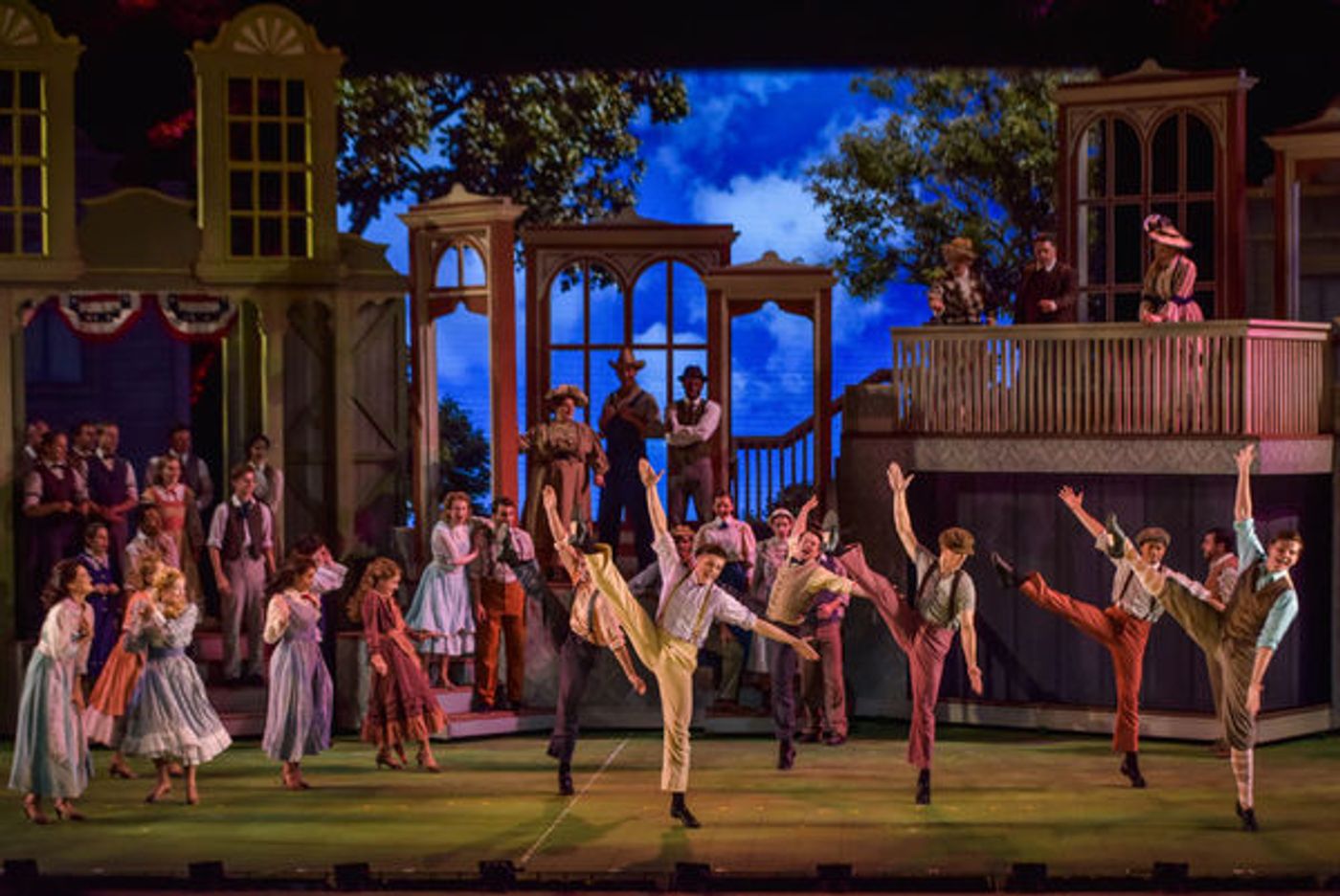 Photo Flash: First Look at Hunter Foster, Elena Shaddow and More in THE MUSIC MAN at The Muny Image