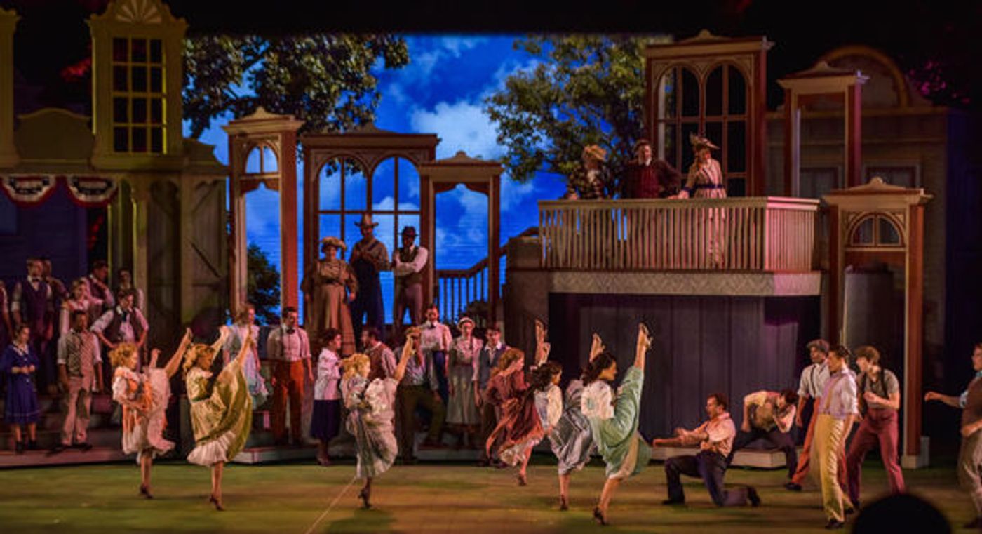 Photo Flash: First Look at Hunter Foster, Elena Shaddow and More in THE MUSIC MAN at The Muny Image