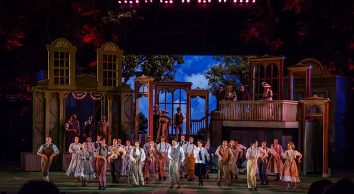 Photo Flash: First Look at Hunter Foster, Elena Shaddow and More in THE MUSIC MAN at The Muny Image