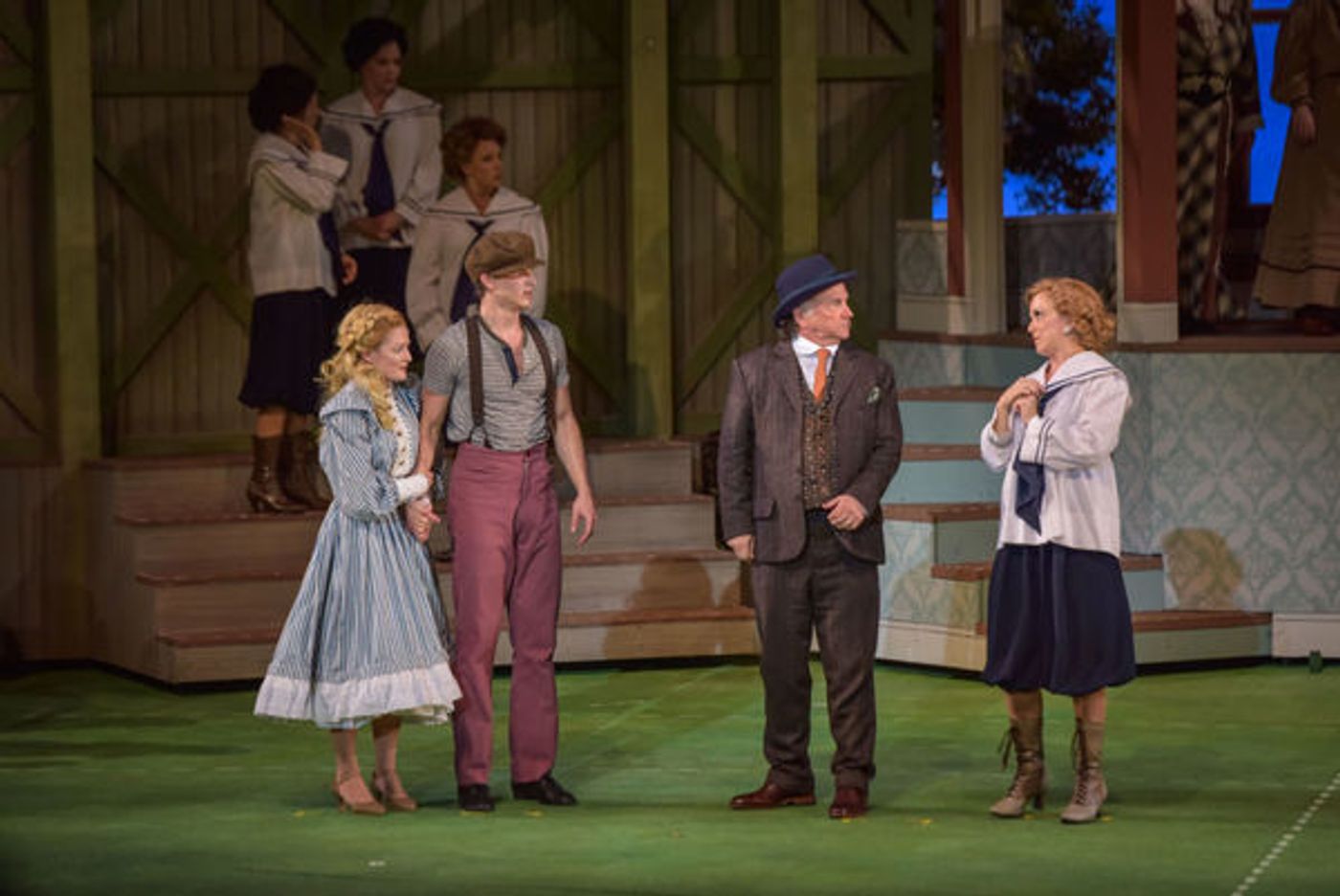 Photo Flash: First Look at Hunter Foster, Elena Shaddow and More in THE MUSIC MAN at The Muny Image