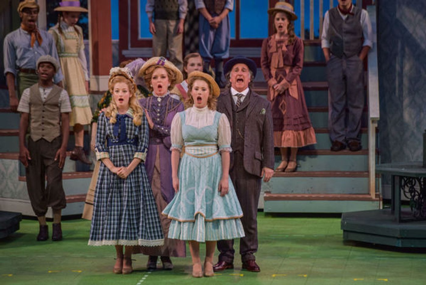 Photo Flash: First Look at Hunter Foster, Elena Shaddow and More in THE MUSIC MAN at The Muny Image