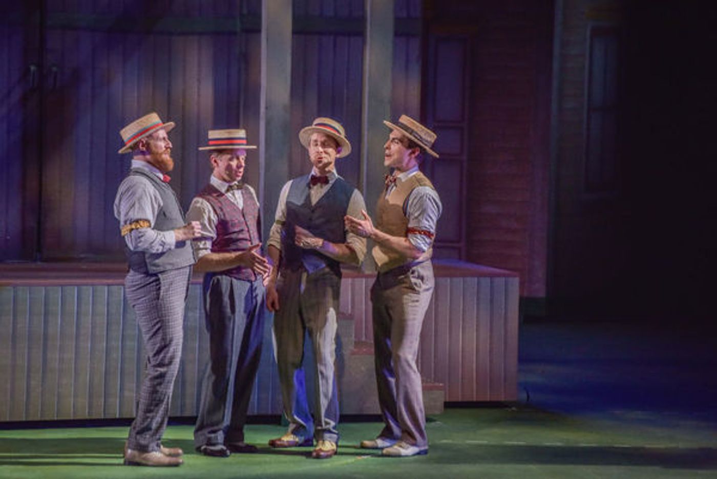 Photo Flash: First Look at Hunter Foster, Elena Shaddow and More in THE MUSIC MAN at The Muny Image