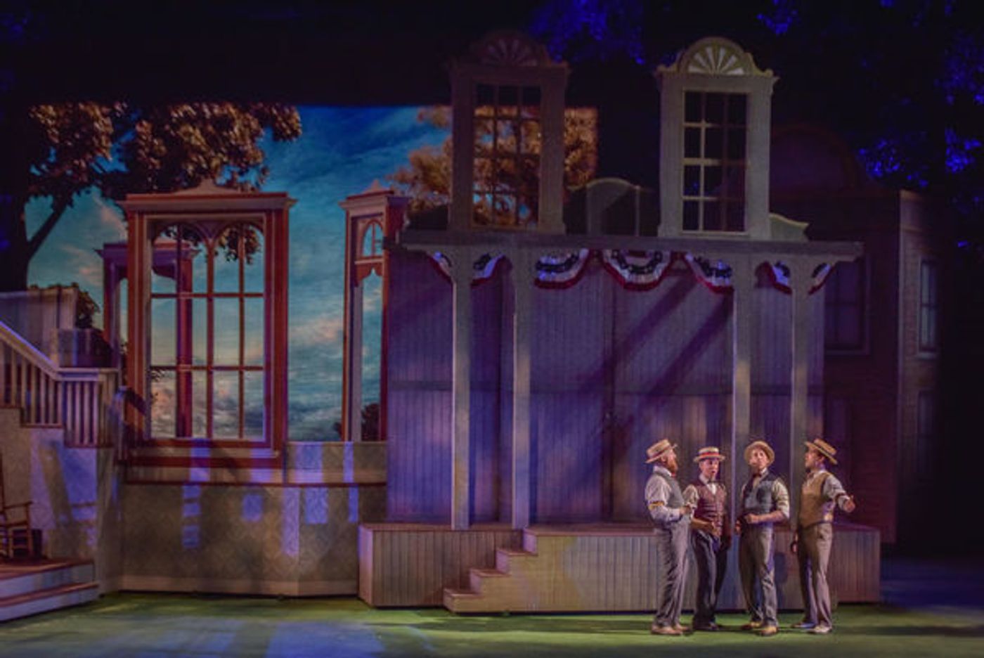 Photo Flash: First Look at Hunter Foster, Elena Shaddow and More in THE MUSIC MAN at The Muny Image