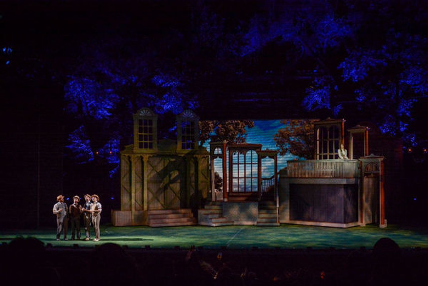 Photo Flash: First Look at Hunter Foster, Elena Shaddow and More in THE MUSIC MAN at The Muny Image