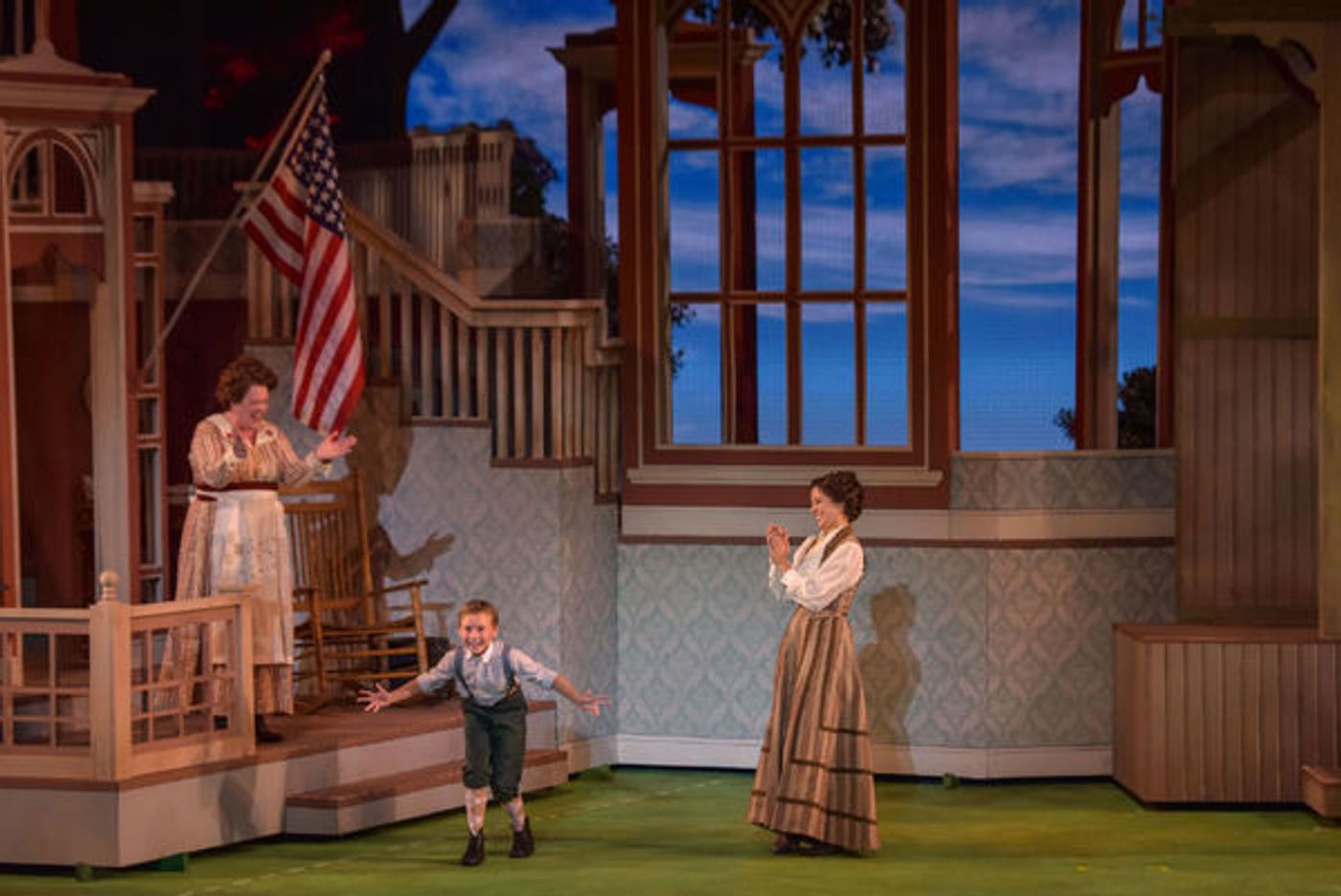 Photo Flash: First Look at Hunter Foster, Elena Shaddow and More in THE MUSIC MAN at The Muny Image
