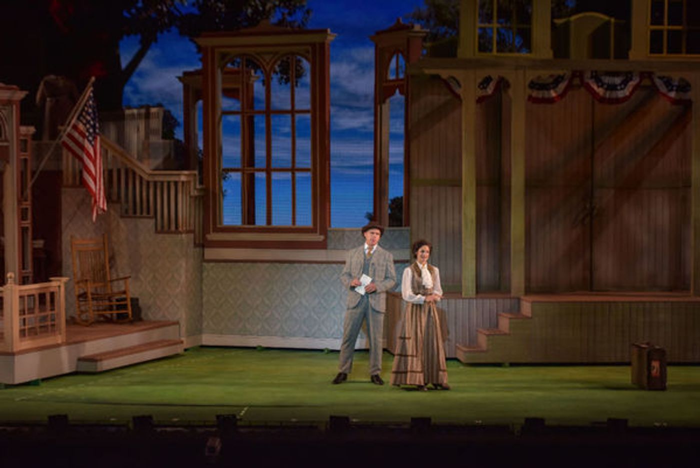 Photo Flash: First Look at Hunter Foster, Elena Shaddow and More in THE MUSIC MAN at The Muny Image