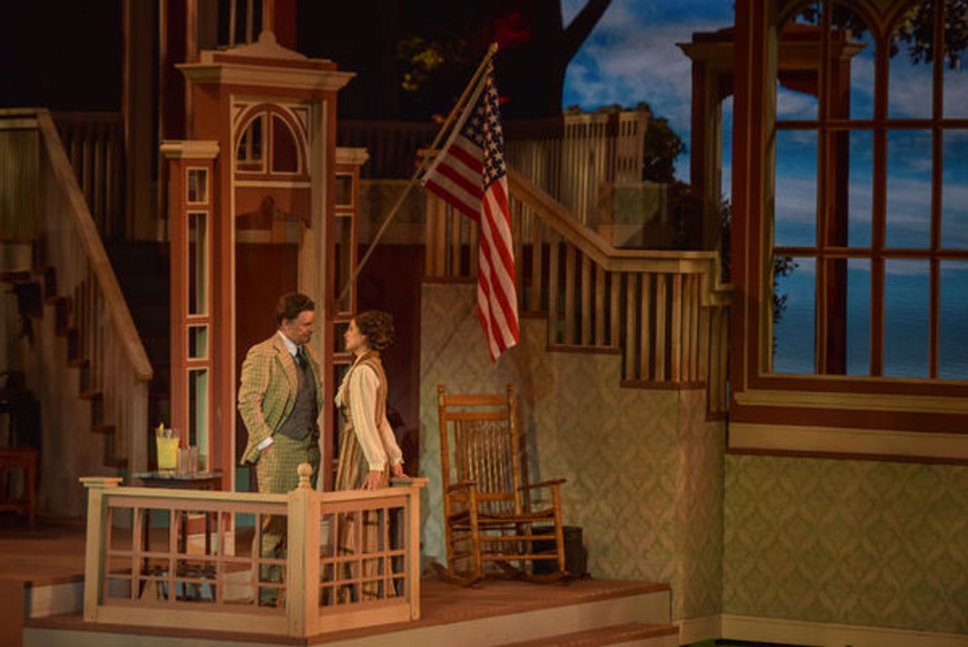Photo Flash: First Look at Hunter Foster, Elena Shaddow and More in THE MUSIC MAN at The Muny Image