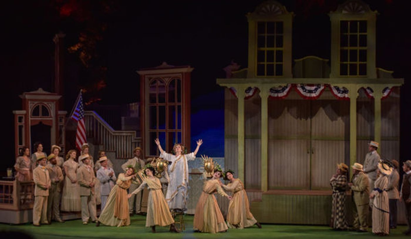 Photo Flash: First Look at Hunter Foster, Elena Shaddow and More in THE MUSIC MAN at The Muny Image