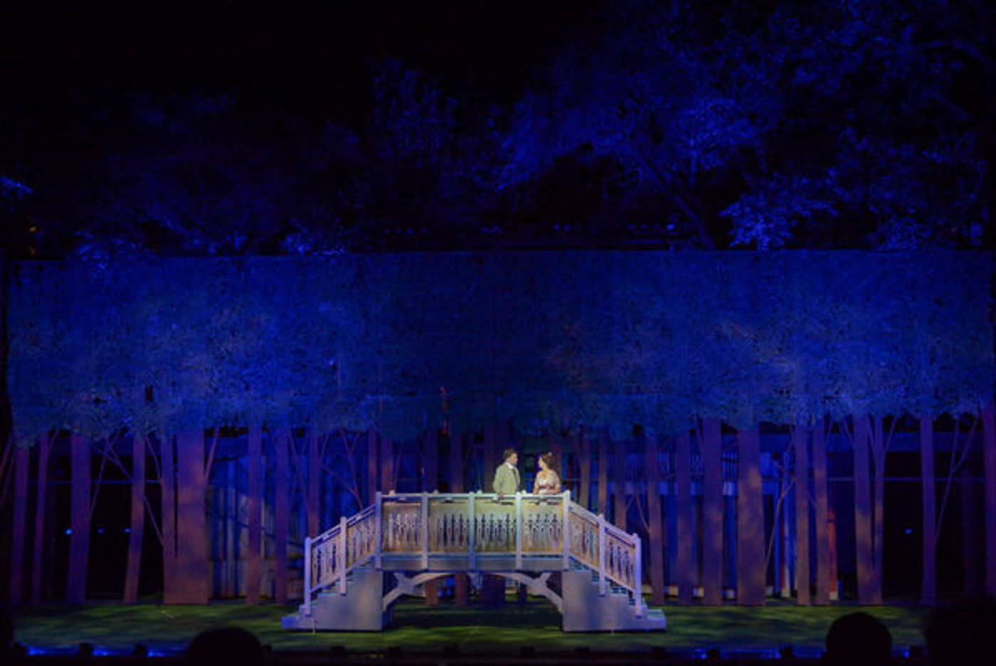Photo Flash: First Look at Hunter Foster, Elena Shaddow and More in THE MUSIC MAN at The Muny Image