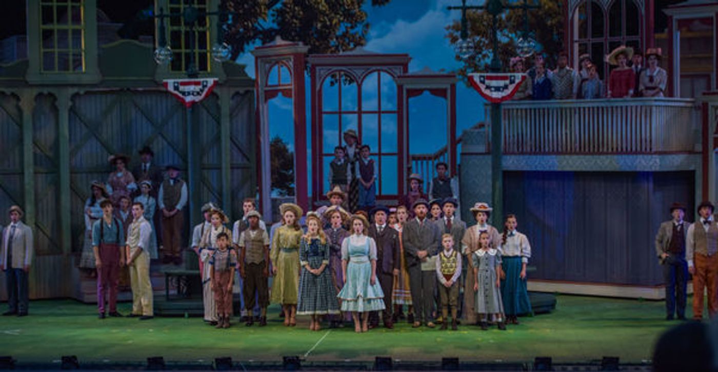 Photo Flash: First Look at Hunter Foster, Elena Shaddow and More in THE MUSIC MAN at The Muny Image
