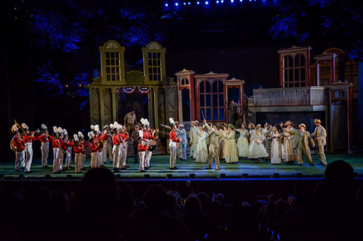 Photo Flash: First Look at Hunter Foster, Elena Shaddow and More in THE MUSIC MAN at The Muny Image