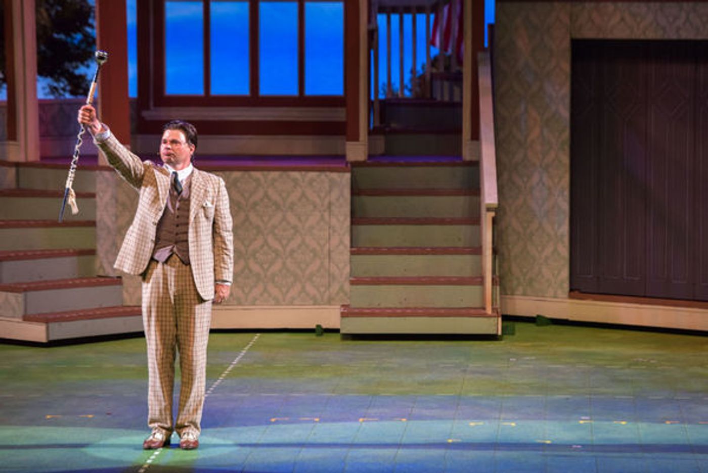 Photo Flash: First Look at Hunter Foster, Elena Shaddow and More in THE MUSIC MAN at The Muny Image