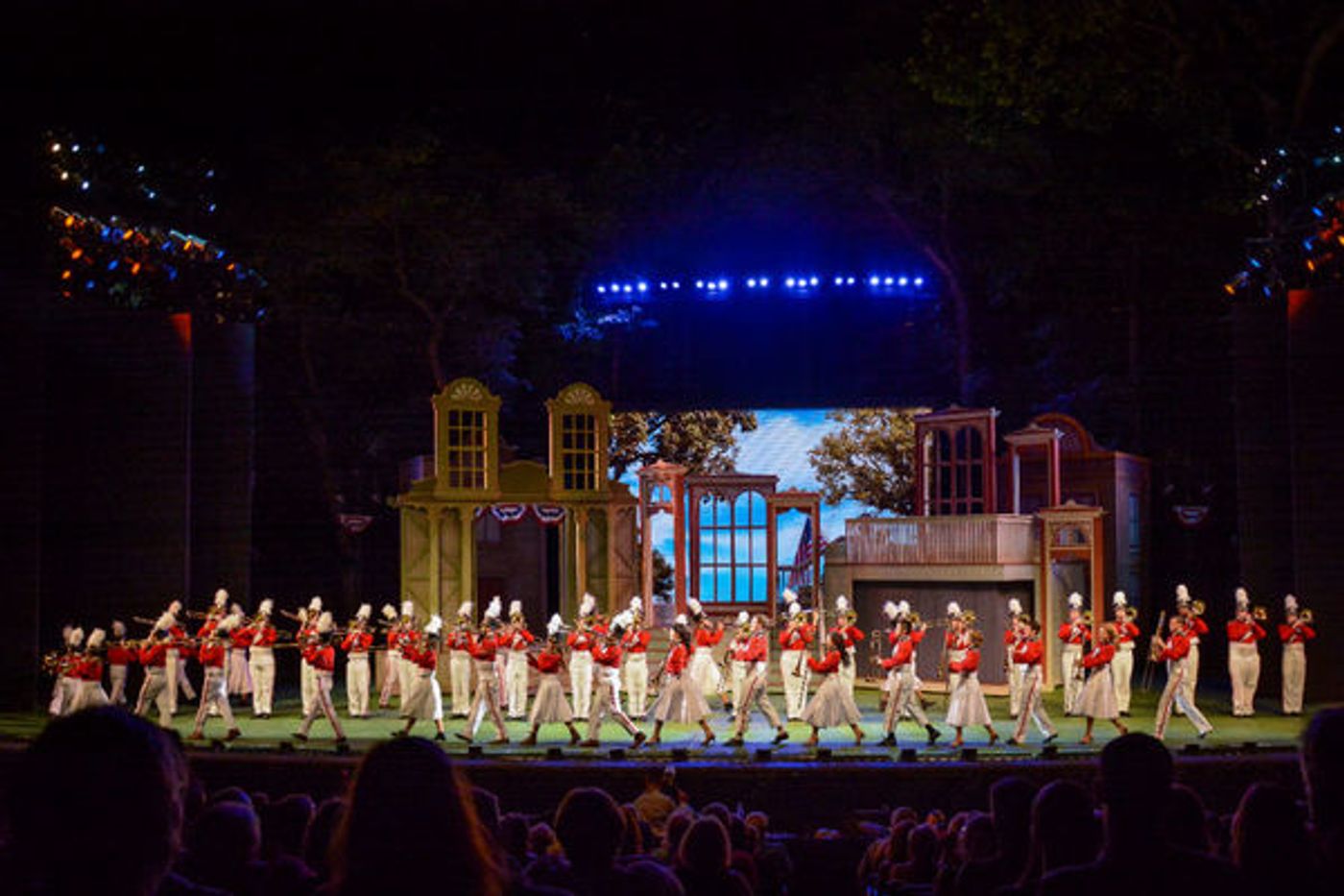 Photo Flash: First Look at Hunter Foster, Elena Shaddow and More in THE MUSIC MAN at The Muny Image
