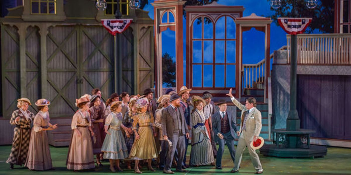 Photo Flash: First Look at Hunter Foster, Elena Shaddow and More in THE MUSIC MAN at The Muny Image