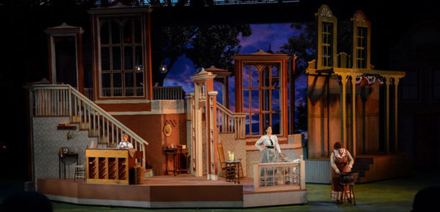 Photo Flash: First Look at Hunter Foster, Elena Shaddow and More in THE MUSIC MAN at The Muny Image
