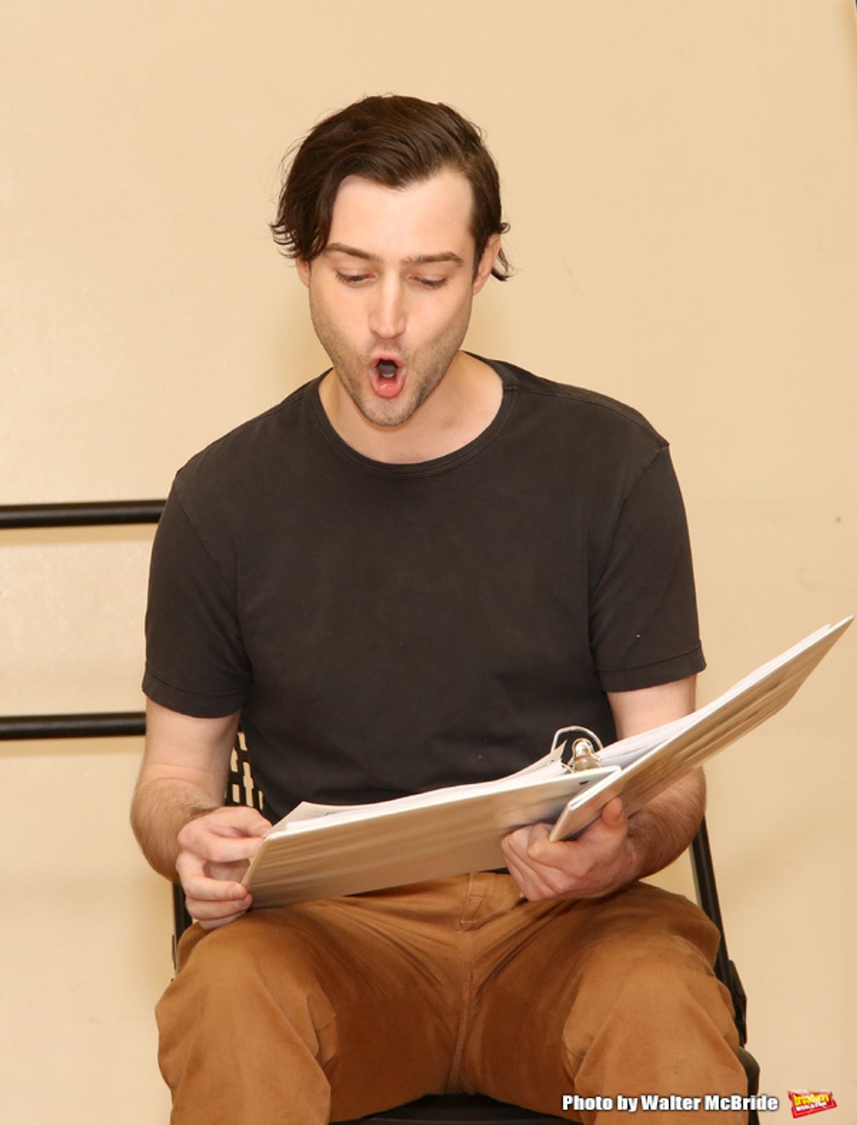 Will Connoly at Go Inside Rehearsals For FOREST BOY at NYMF!