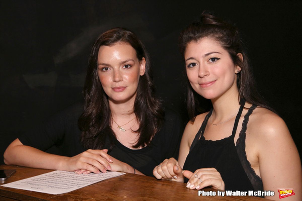 Jennifer Damiano and Krista Pioppi at 