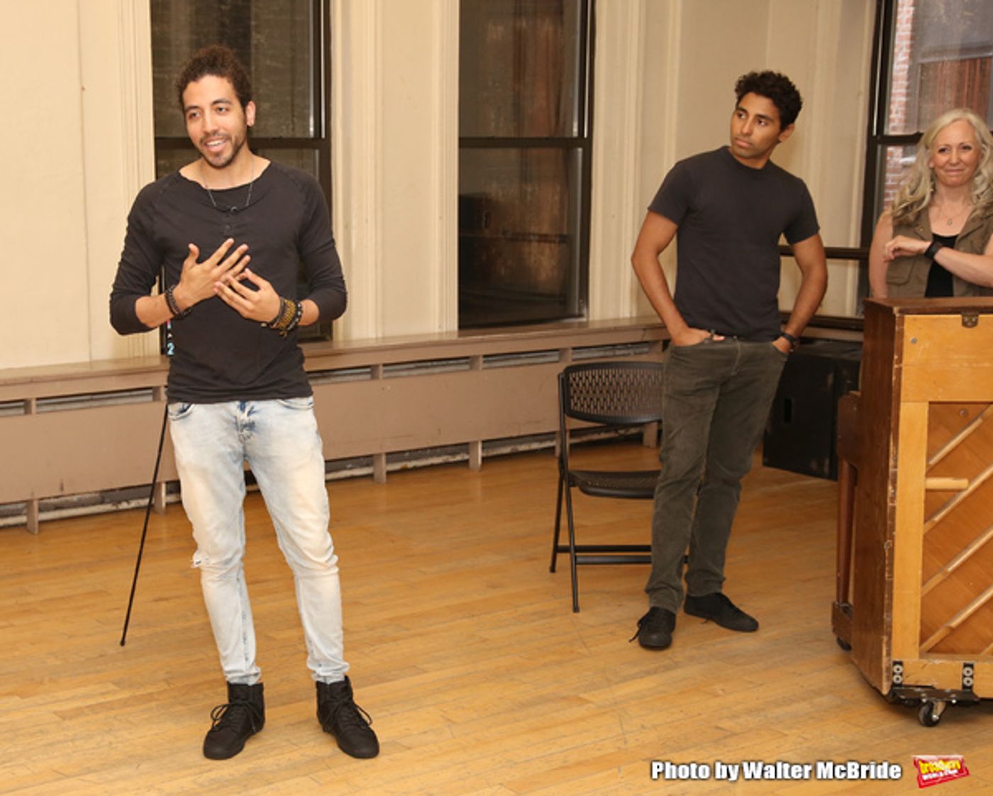 Photo Coverage: Go Inside Rehearsals For NEWTON'S CRADLE at NYMF Image