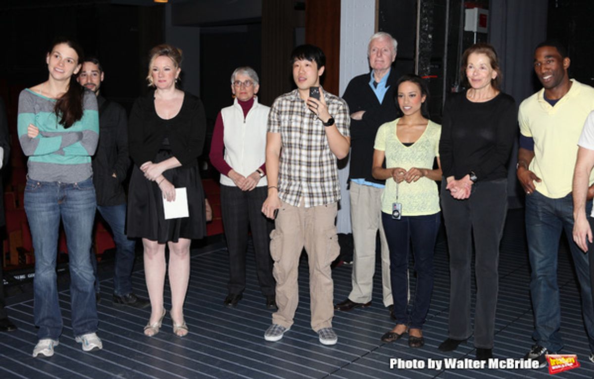 Sutton Foster, Kathleen Marshall, Raymond J. Lee, John McMartin, Jessica Walter at 