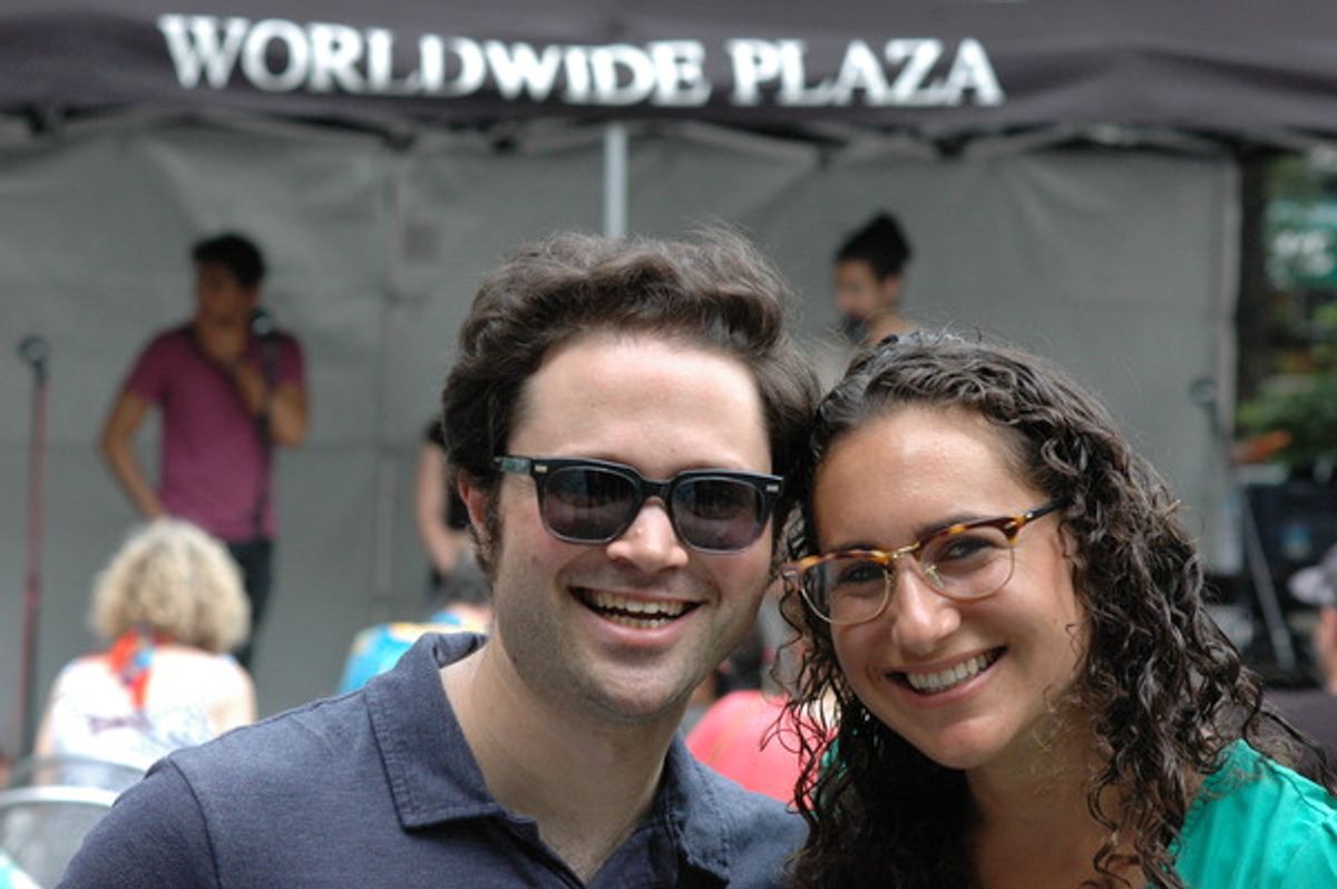 Adam Spiegel and Stacy Davidowitz at 