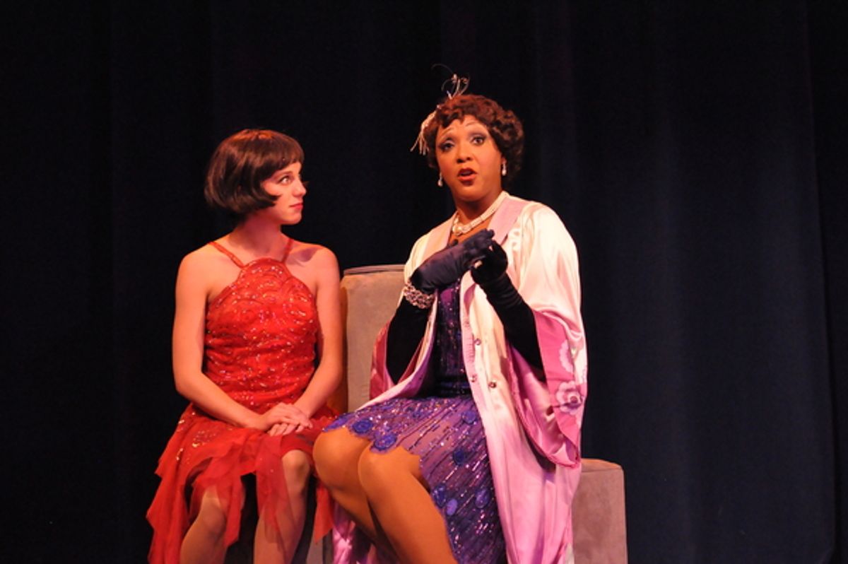 Gabi Carrubba as Mille (left) and Robyn Payne as Muzzy Von Hossmere at 
