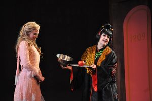 Caitlyn Oenbrink as Miss Dorothy (left) and Maryann Zschau as Mrs. Meers @ BroadwayWorld Caitlyn Oenbrink as Miss Dorothy (left) and Maryann Zschau as Mrs. Meers Photo