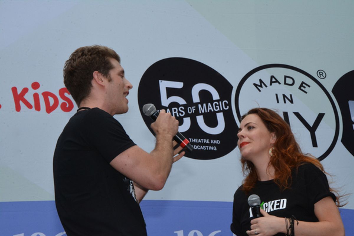 Jonah Platt and Rachel Tucker at 