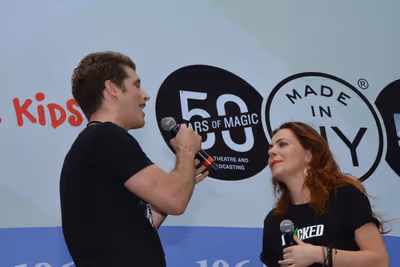 Jonah Platt and Rachel Tucker Photo