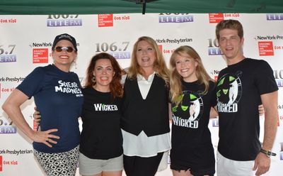 Cady Huffman, Rachel Tucker, Delila, Carrie St. Louis and Jonah Platt Photo