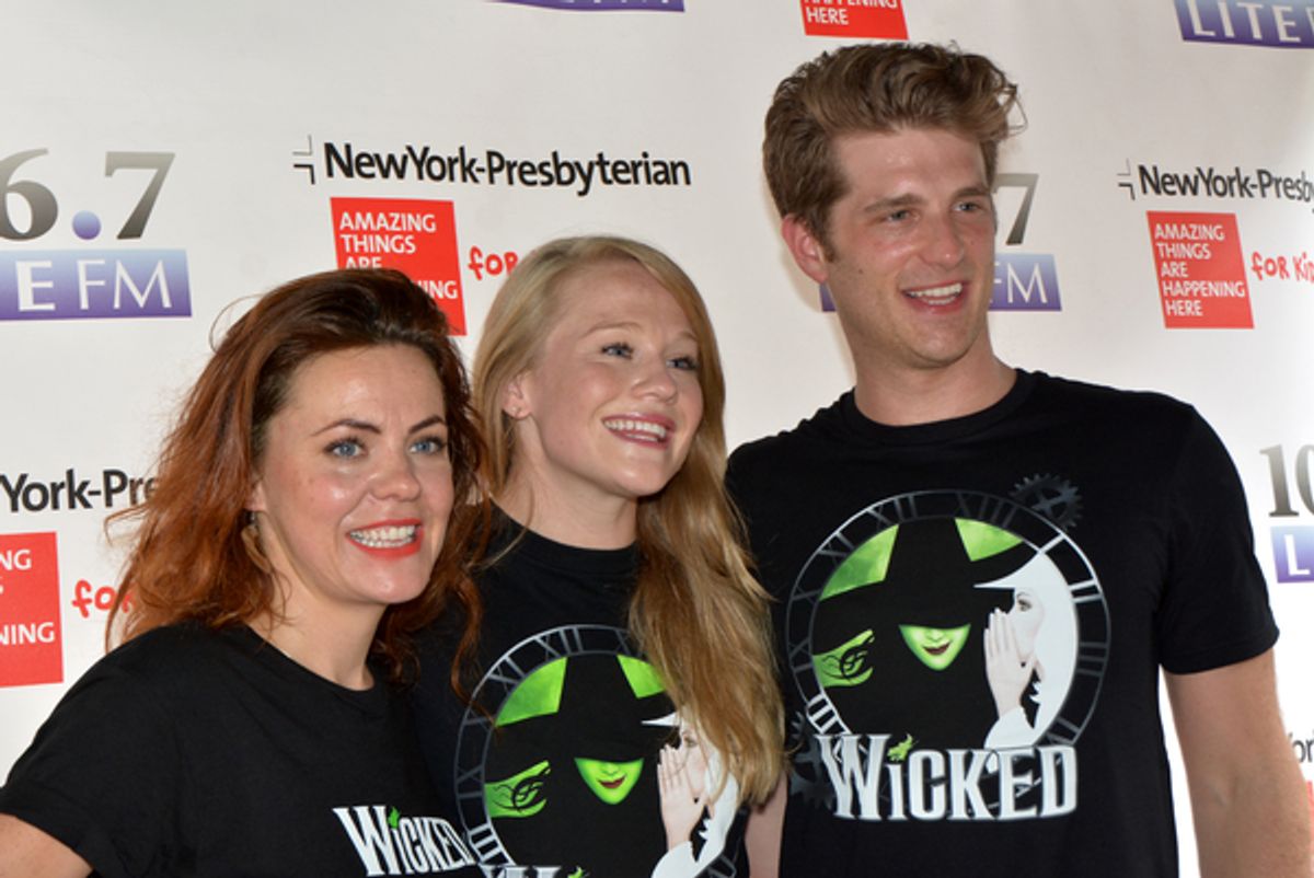 Rachel Tucker, Carrie St. Louis and Jonah Platt at 
