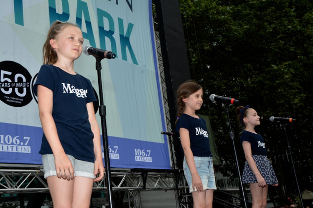 Willow McCarthy, Aviva Winick and Ava Briglia at 