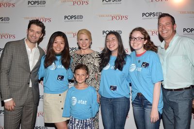 Matthew Morrison, Megan Hilty, Steven Reineke with Lauren Caldwell, Kasey Luo, Brienn Photo