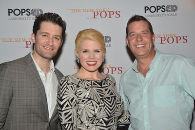 Matthew Morrison, Megan Hilty and Steven Reineke Photo