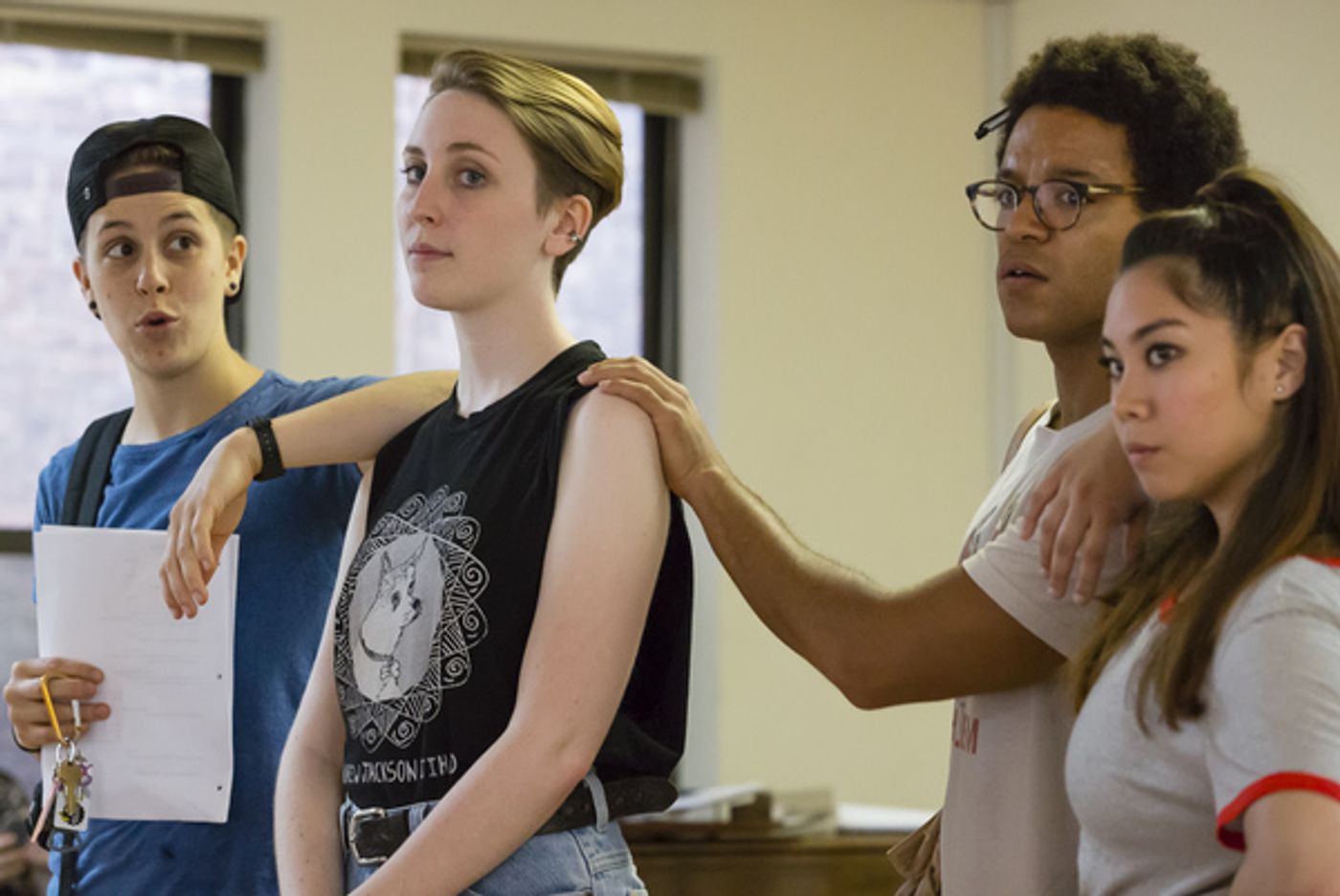 Photo Flash: NORMATIVITY Prepares for NYMF Run; Go Inside Rehearsal with the Cast! Photo Flash: NORMATIVITY Prepares for NYMF Run; Go Inside Rehearsal with the Cast! Image