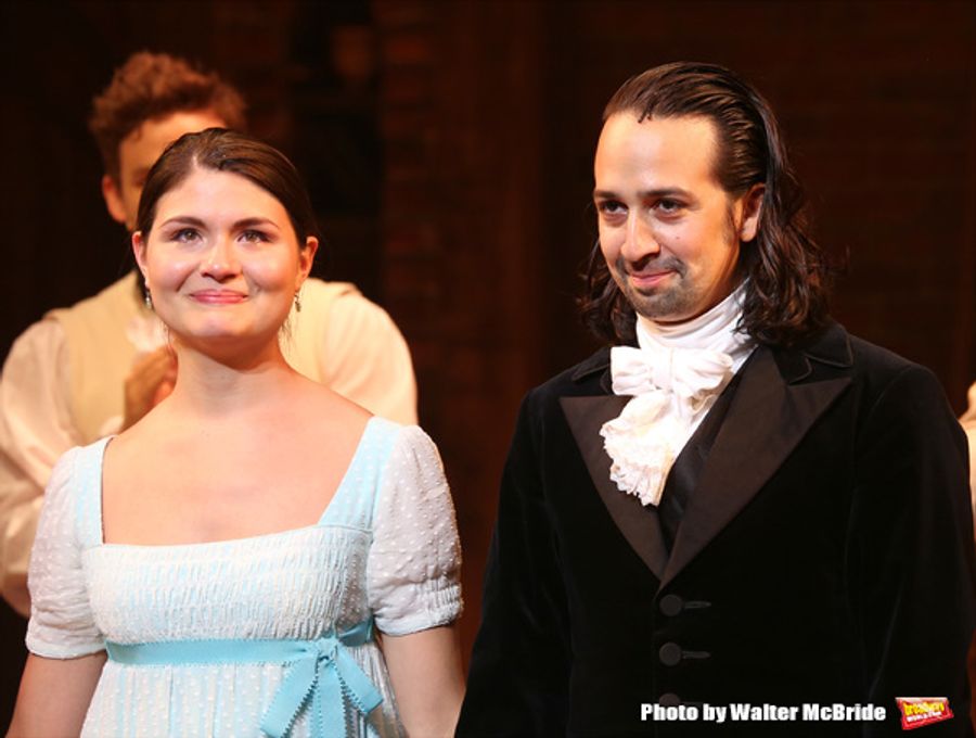 Photo Coverage: Lin-Manuel Miranda, Leslie Odom Jr. and Phillipa Soo Take Final Bows in HAMILTON! Image
